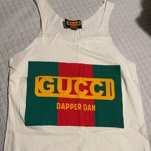 Gucci Dapper Dan Tank Top - White, Green, Red, Yellow